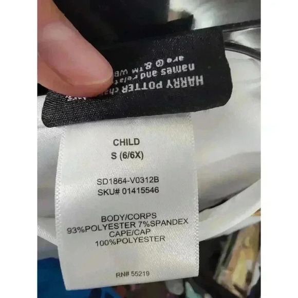 Harry Potter Hermione Granger Gryffindor Dress/Cloak S 6/6x - Picture 3 of 3